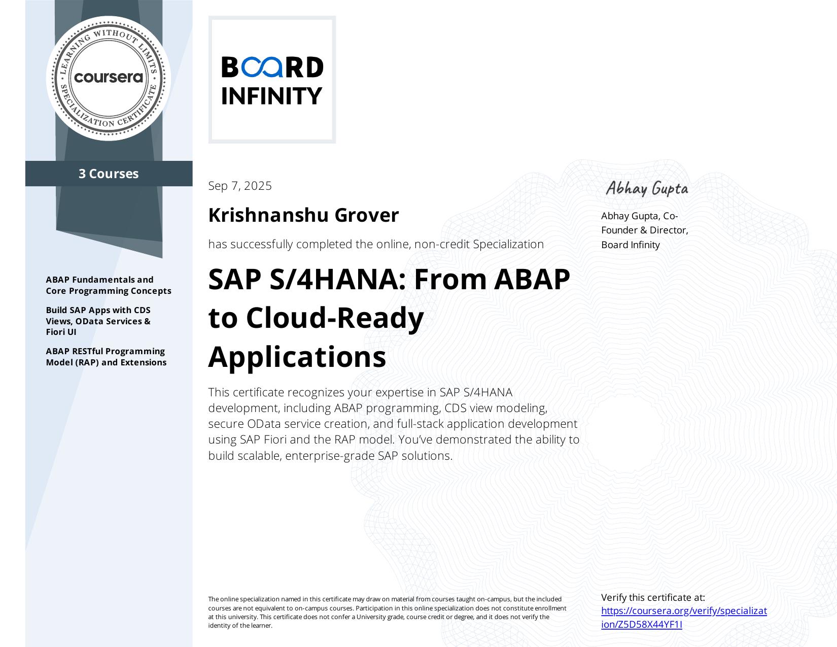 SAP S/4HANA